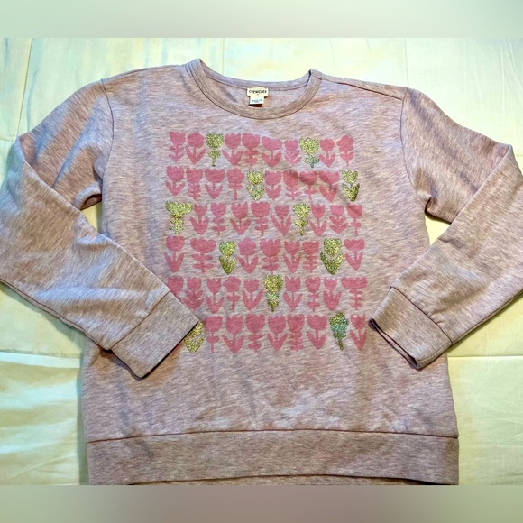 Crewcuts Girls XL 12/14 Tulip Sweatshirt - Picture 2 of 5